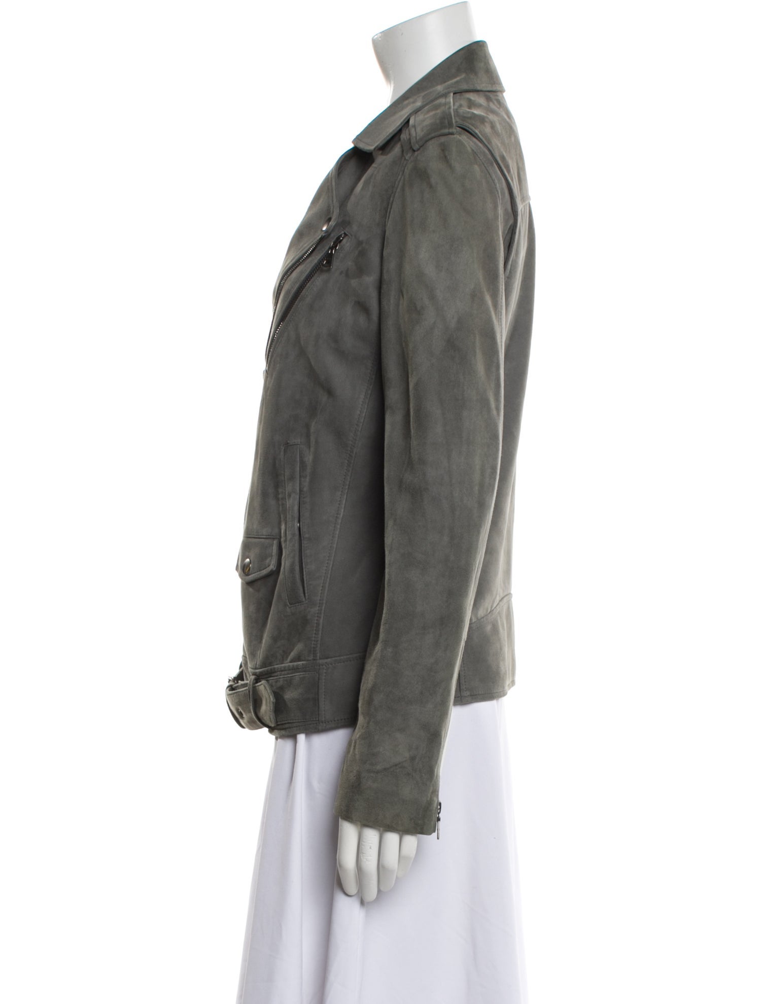 Theory Suede Biker Jacket